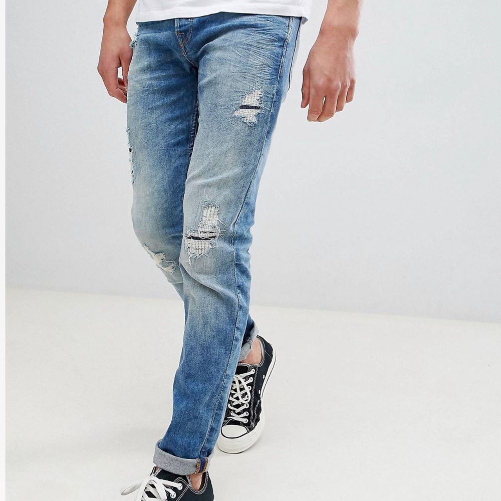 Pull&bear ripped jeans